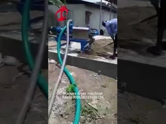 2 طن نظام معالجة السماد الآلي ISO ، آلة السماد الدجاجي لتنظيف السماد Adela