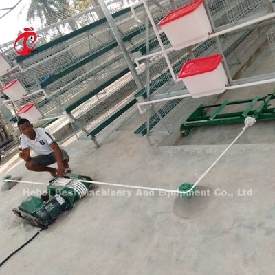 220V 380V مكشطة نوع آلة إزالة السماد للدواجن بيت الدجاج ستار